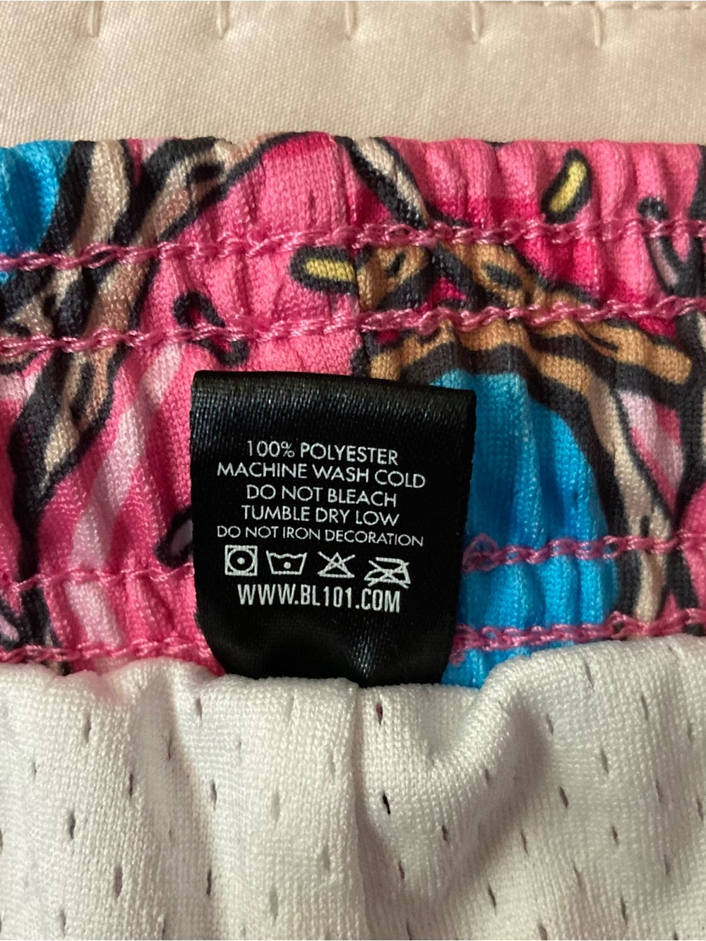 Baseball Lifestyle 101 Mesh Shorts Men’s Small Pink Donut Print 5” Inseam - Picture 8 of 10